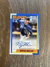 2025 Topps Update Series - 1990 Topps Baseball Autographs Bryce Miller #90B2-BM