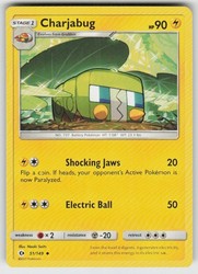 Charjabug 51/149 SM Base Set Uncommon Pokemon Card