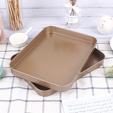 Baking Tray 10 Inches Rectangular Carbon Steel Non Stick Oven Cake Pan