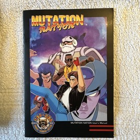 Authentic Mutation Nation Neo Geo AES US Version Dog Tag, Tested, Complete!