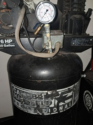 #ad Campbell Hausfeld VT6195 3.7HP 60 Gal Air Compressor $200.00