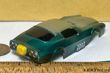 Vintage Tyco Pro Trick Camaro Funny Car Green HO Scale Slot Car Body Only