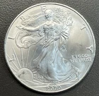 2000 American Eagle Silver Dollar / 1 oz .999 Silver / Uncirculated