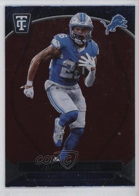 2024 Panini Totally Certified Mirror Maroon Jahmyr Gibbs #27 1s0w