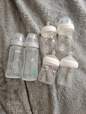 Nuk Bottles Pack of 8. 4 Small 4 Large Baby Bottles