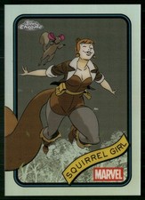 2025 Topps Chrome Marvel #44 Squirrel Girl Refractor