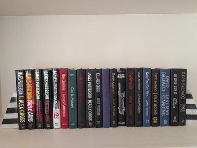 James Patterson & David Baldacci First Edition First Print 20 Book Lot *Read*