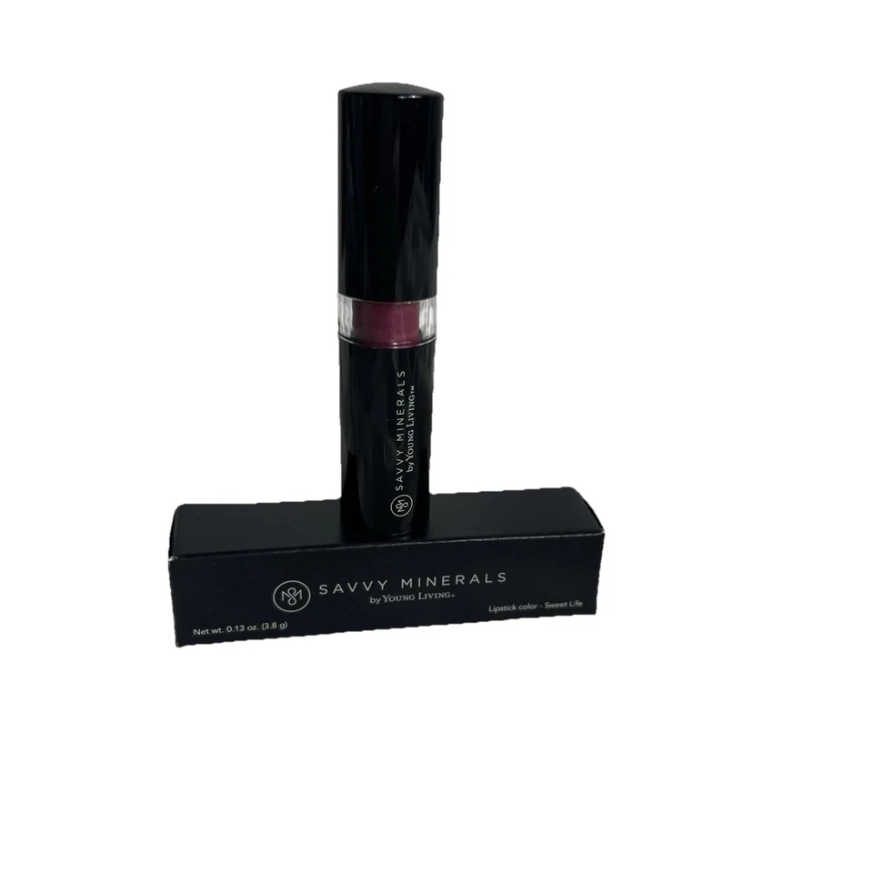 Nuevo lápiz labial Savvy Minerals de Young Living color Sweet Life Net con 0,13 OZ Foto 2 de 4