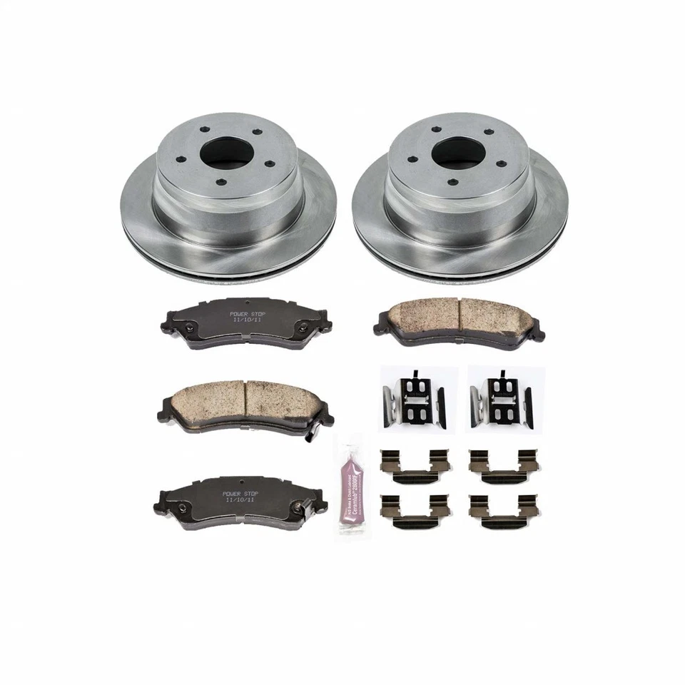 Kit de frenos Power Stop para GMC Jimmy 1997 98 99 00 2001 trasero - Autospecialty Foto 2 de 4
