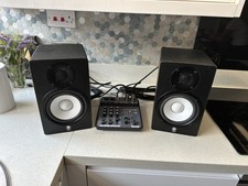 Pair of Yamaha Hs50m Powered Monitor Speakers HS 50m for sale