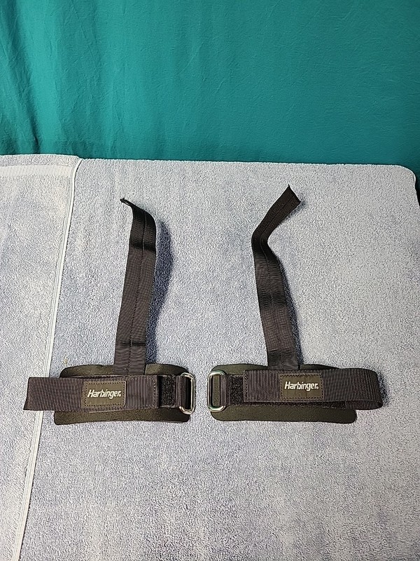 New Shelf Pull Harbinger No Slip Big Grip Pro Lifting Straps.  Fits Most Sizes.