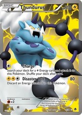 Thundurus EX - 97/98 - Pokemon Emerging Powers Black & White Ultra Rare Card LP on eBay