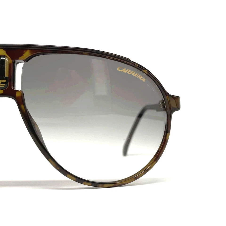 Gafas de sol vintage CARRERA "CHAMPION" - Italia - Originales - Habana Oscura / Gris Foto 2 de 4