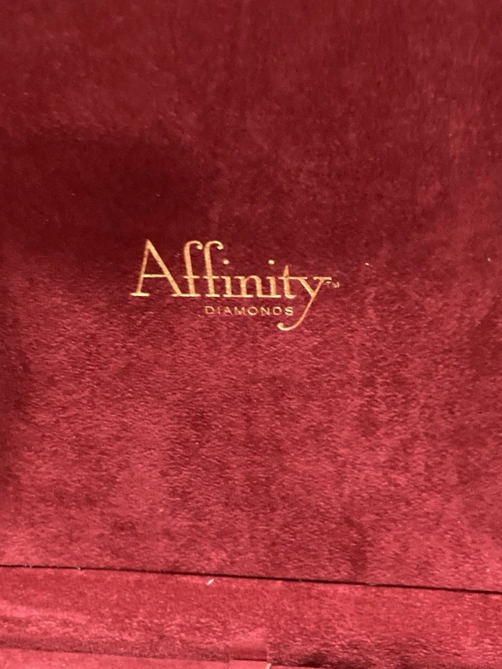 Colgante y collar CORAZÓN ABSTRACTO de plata de ley 925 con diamantes de afinidad EN CAJA Foto 4 de 4