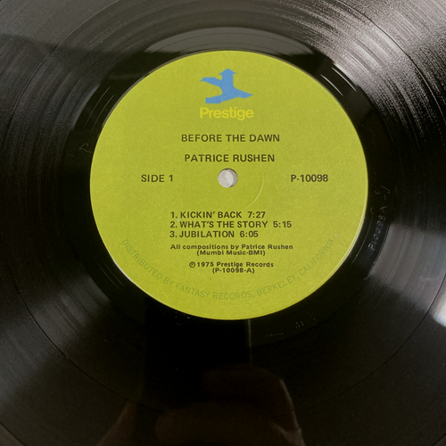 PATRICE RUSHEN "Before The Dawn" Vinyl LP Record - 1975-Prestige P-10098-Shrink - Foto 6 di 9