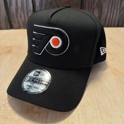 Philadelphia Flyers Hat New Era 9Forty A Frame Snapback Cap Black 940 NHL Hockey