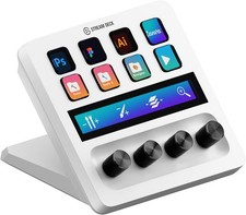 Elgato Stream Deck + White 8 LCD Keys Touch Strip 4 Dials