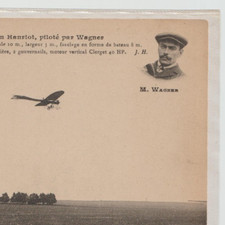 Frankreich, um 1910, Flugversuche  mit Le Monoplan, AK - Pilot M. Wagner