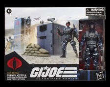 GI Joe Classified 1 12  151 Trench Viper & COBRA Modular Fortification IN HAND