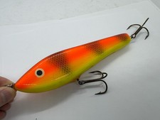 7.5” Cobbs Jack Cobb Rare Countdown Org Perch Glidebait Jerkbait Musky Lure