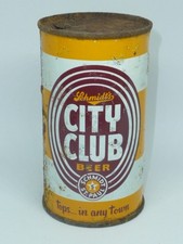 Empty Top Opened 12oz Schmidt City Club Beer ...