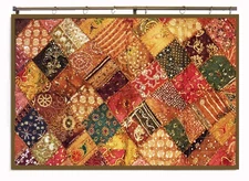 Wall Hanging Bead Patchwork Cotton Home Decorative Wall Covering Art Tapestry