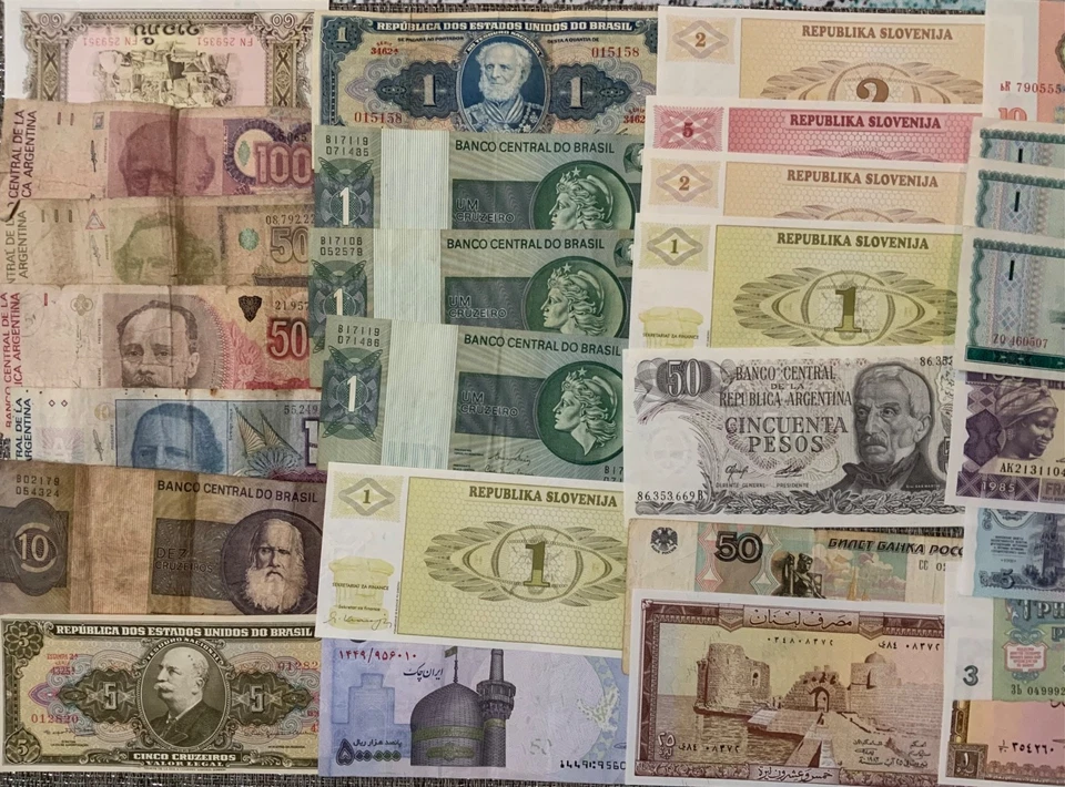 1900’s-2000’s PAPEL MONEDA MUNDIAL - LOTE DE 223 BILLETES! Foto 3 de 4