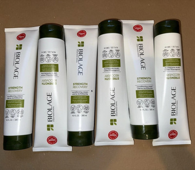 Lot of 6 Matrix Biolage Strength Recovery Conditioning Cream ~ Full Size (9.5oz)