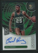 2022-23 PAUL PRESSEY 90/99 AUTO PANINI SPECTRA ICONS AUTOGRAPHS