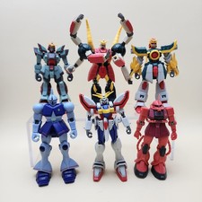 Mobile Suit Fighter GUNDAM 2001: Lot of 6 BURNING GOD ASURA CHAR ZAKU GYAN NEROS