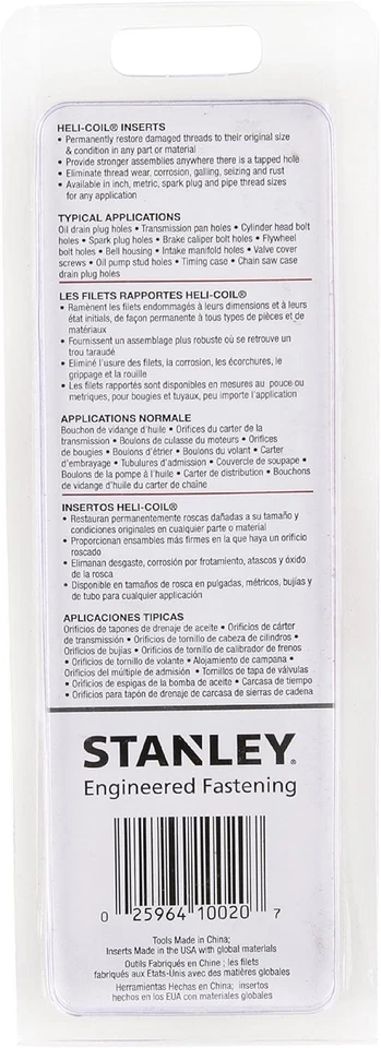 Helicoil 5521-5 5/16-18 Inch Coarse Thread Repair Kit  - Image 2 of 2