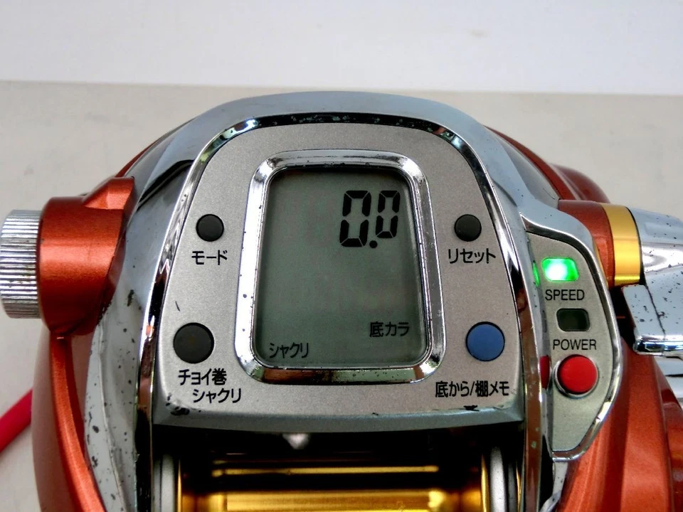 Daiwa Seaborg 750MT Mega Doble Eléctrico Pesca Carrete + Inglés Manual Muy Bueno - Imagen 3 de 4