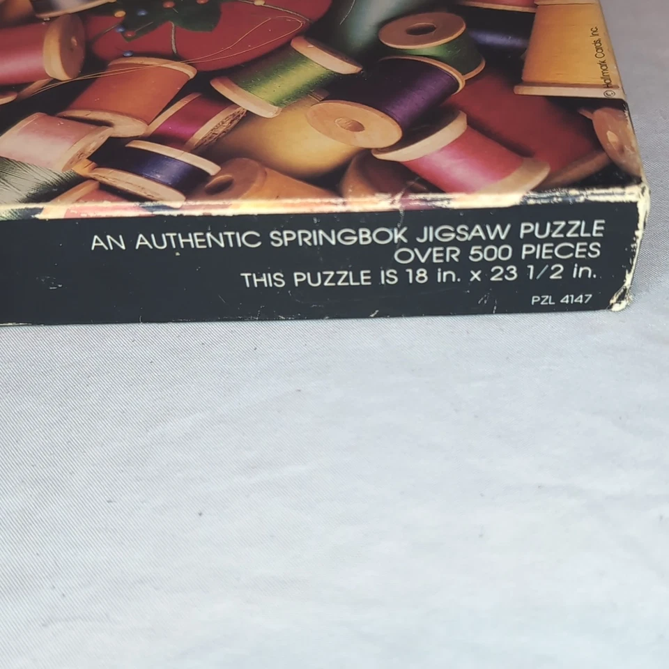 3 Springbok Puzzles Lot Sew What Please Pick Flowers Dreaming Tree Nature 500pc - Image 3 of 4