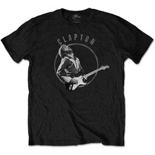Eric Clapton T Shirt Vintage Photo new Official Mens Black