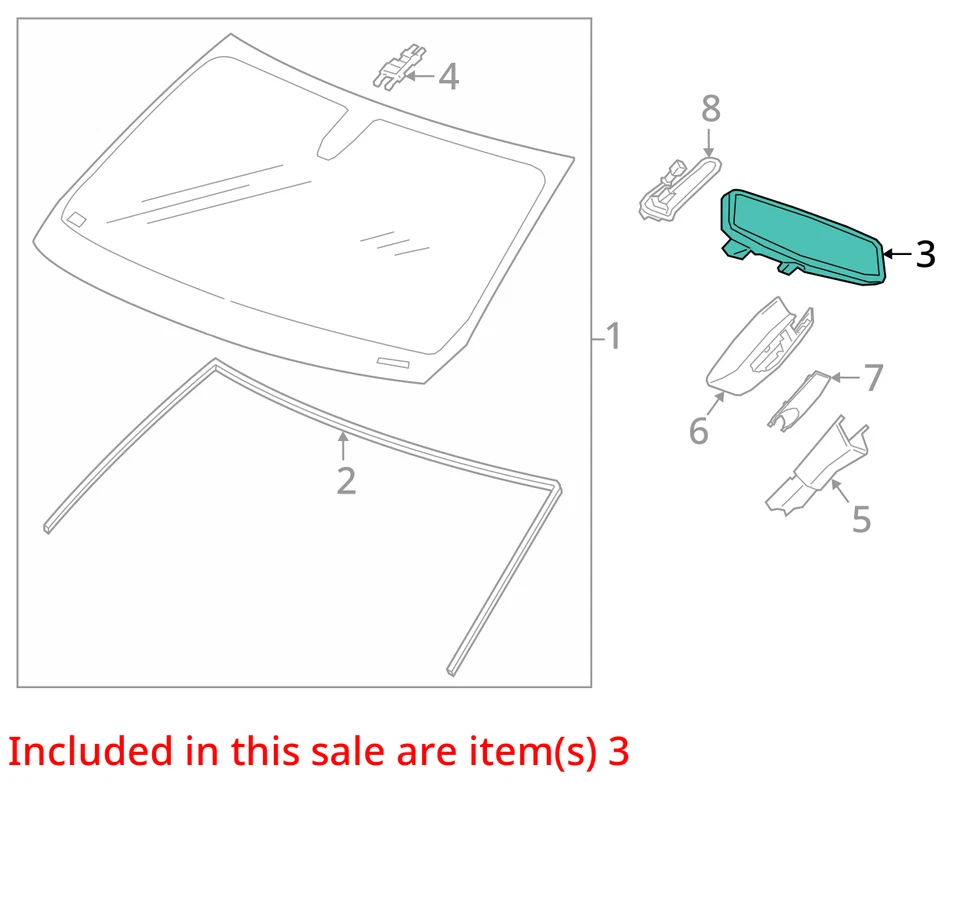 Espelho retrovisor escurecimento manual Opt D31 compatível com 09-23 SIERRA 1500 PICKUP 1590038 - Imagem 3 de 4