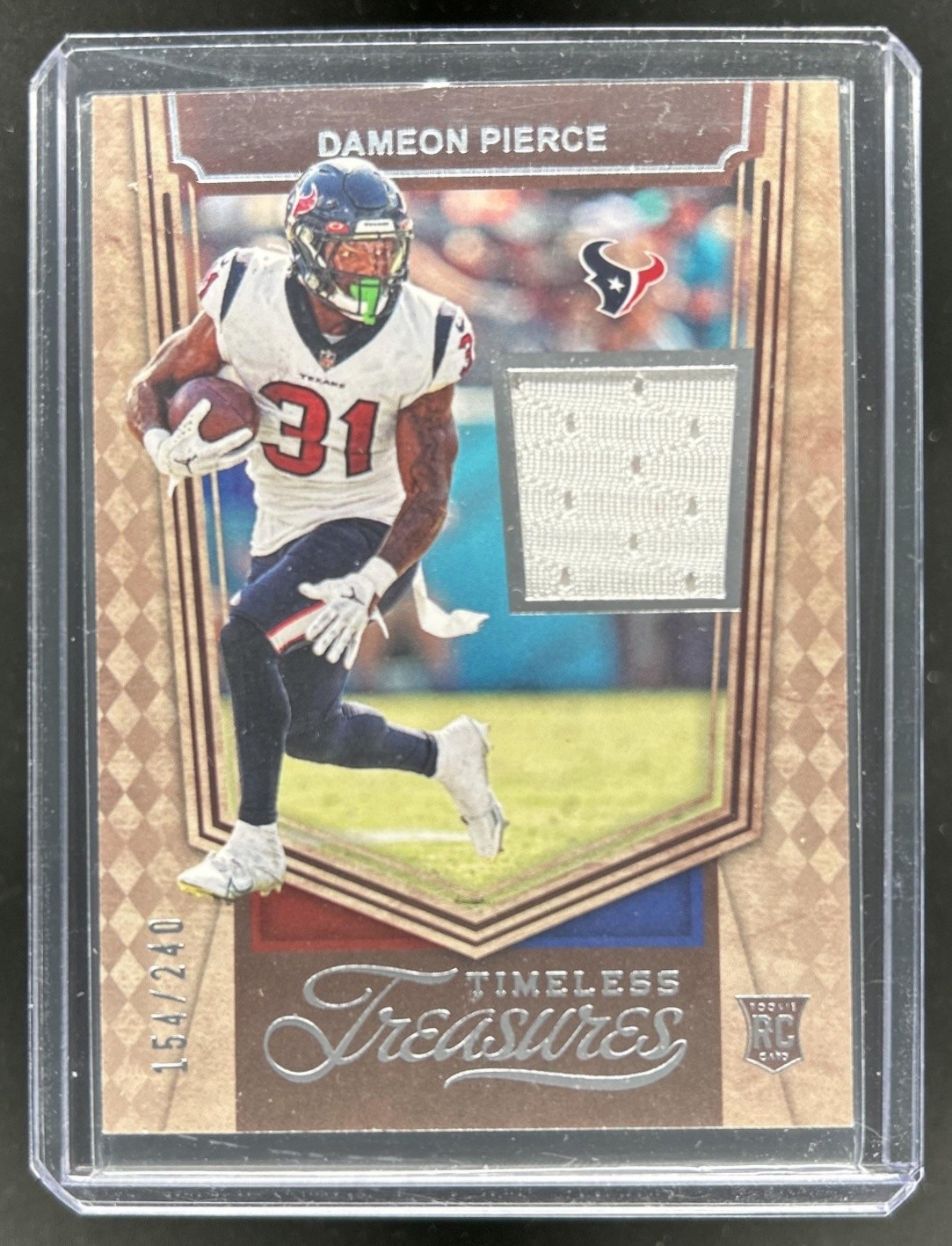 Dameon Pierce Panini Chronicles Timeless Treasures Jersey #TTDAP Autograph-Patch