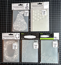 Darice Embossing Folders ANIMAL PATTERN, BIRD BRANCH, BIRDS, FLORAL PEAR, IVY