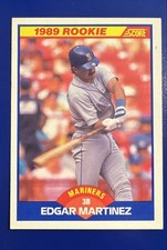 🔥🔥1989 Score - Edgar Martinez #637 RC Mariners🔥🔥