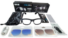 G3 AI Smart Glasses HD Camera Mic & BT Speakers Touch & Voice Assistance BLACK