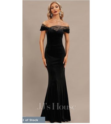 long chiffon evening dress Ladivine - CD0192 Sheer Bishop Sleeve Gown