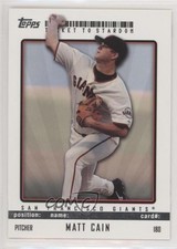 2009 Topps Ticket To Stardom Matt Cain #180 jm6