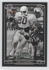2008 Legends Silver Holofoil 301/499 Earl Campbell (White Jersey) #86 HOF 0j6