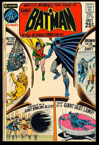 Batman #228 Very Nice Bronze Age Superhero Vintage DC Comic 1971 FN