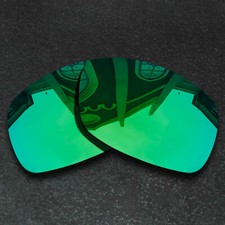 Green Polarized Anti-Scratch Replacement Lenses For-Oakley Ravishing
