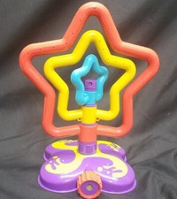Hurricane Star Sprinkler 3-Ring Crazy Spinning Action Ages 3 Summer Water Fun