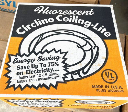 1-Light 32W CIRCLINE CEILING LIGHT Fluorescent Fixture Bulb Included NEW 32CL - Picture 3 of 7