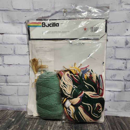 NEW Bucilla Carousel Doorstop Pre Cut Plastic Canvas 8x10 Pattern Kit - Picture 3 of 4