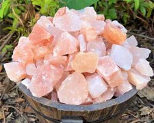 Salt Chunks Himalayan Pink ROCK 1"  4" 10lb for Culinary Spa HomeDecor LOW PRICE