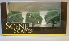ROBLES BACHMANN 3" - 3.5" 3 PIEZAS ho n o calibre tren paisaje árbol BAC32013