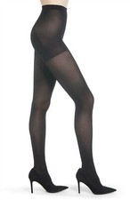 BERKSHIRE Control Top Tights Easy On Velvet Touch Black Size Small 16 - NWT